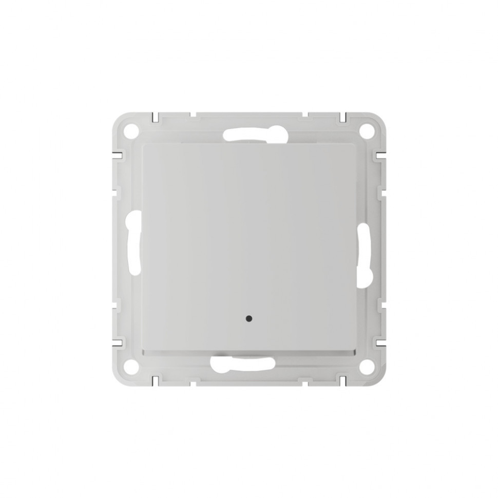 Умный встраиваемый выключатель одноклавишный с подсветкой Zigbee, сх.1, L+N, 10А, БЕЛЫЙ, ATLAS DESIGN SMART ATN000113Z