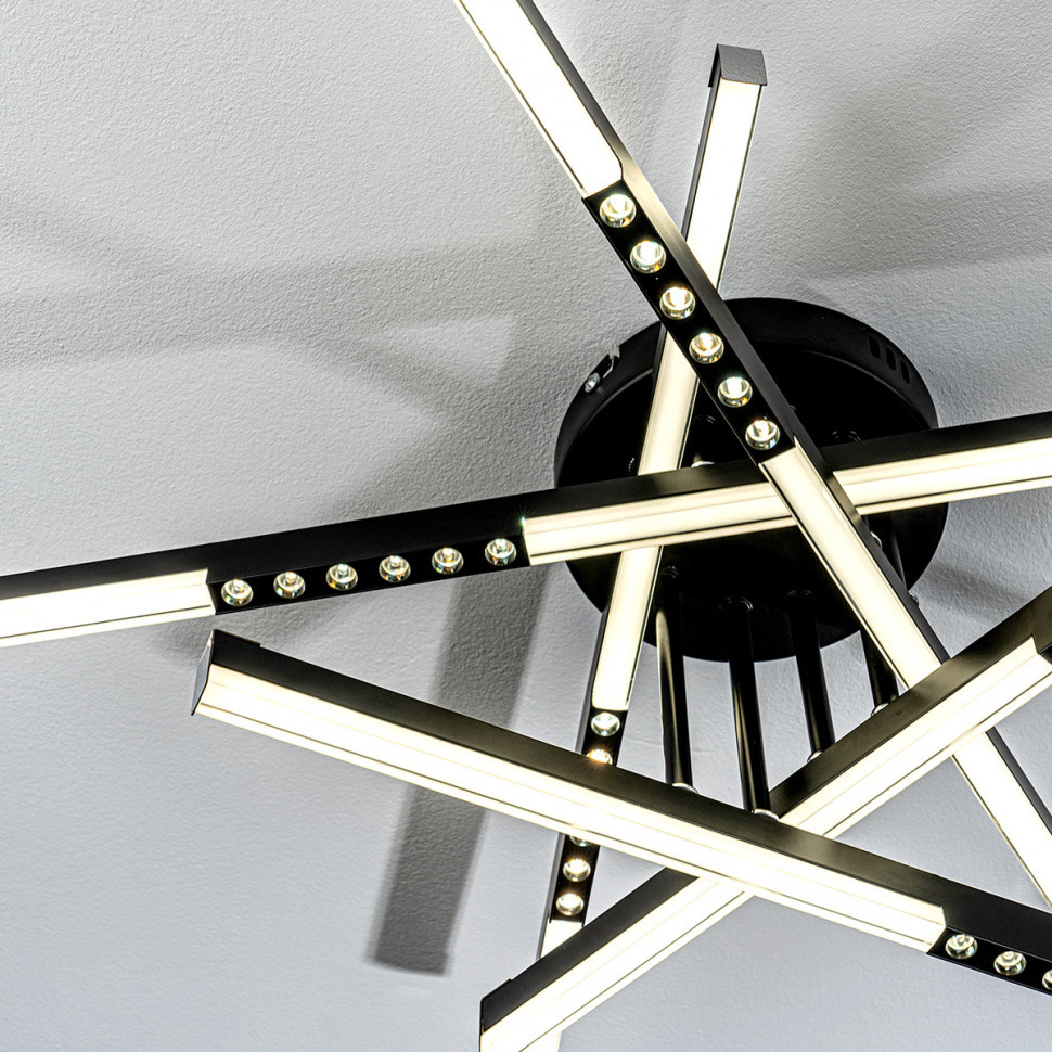 Потолочный светильник LED4U L5115-5 BK