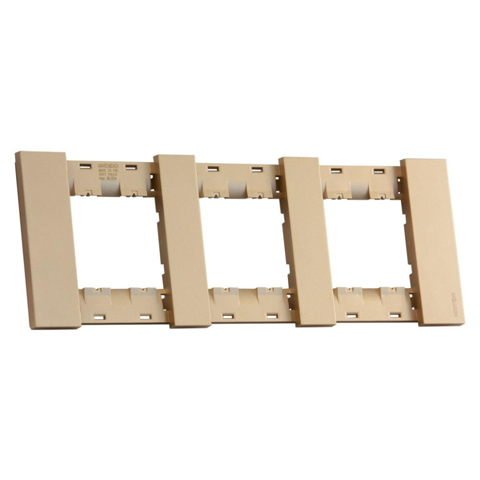 Рамка 3-ая цвет-шампань матовый MEITON AA4802M3ACH