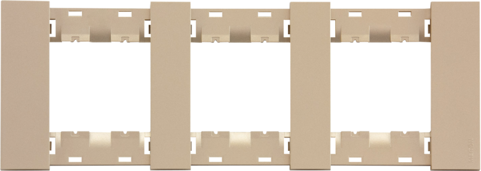 Рамка 3-ая цвет-шампань матовый MEITON AA4802M3ACH