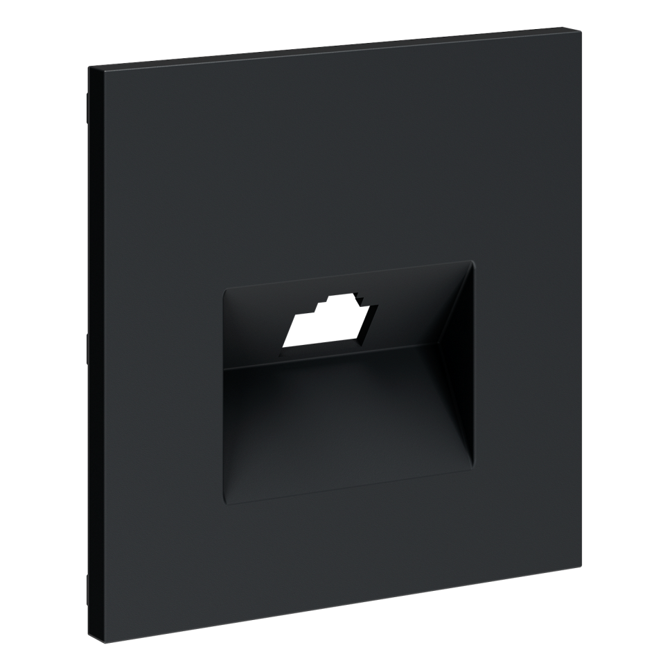 Накладка для розетки компьютерной RJ45 кат.6, S70 (графит)