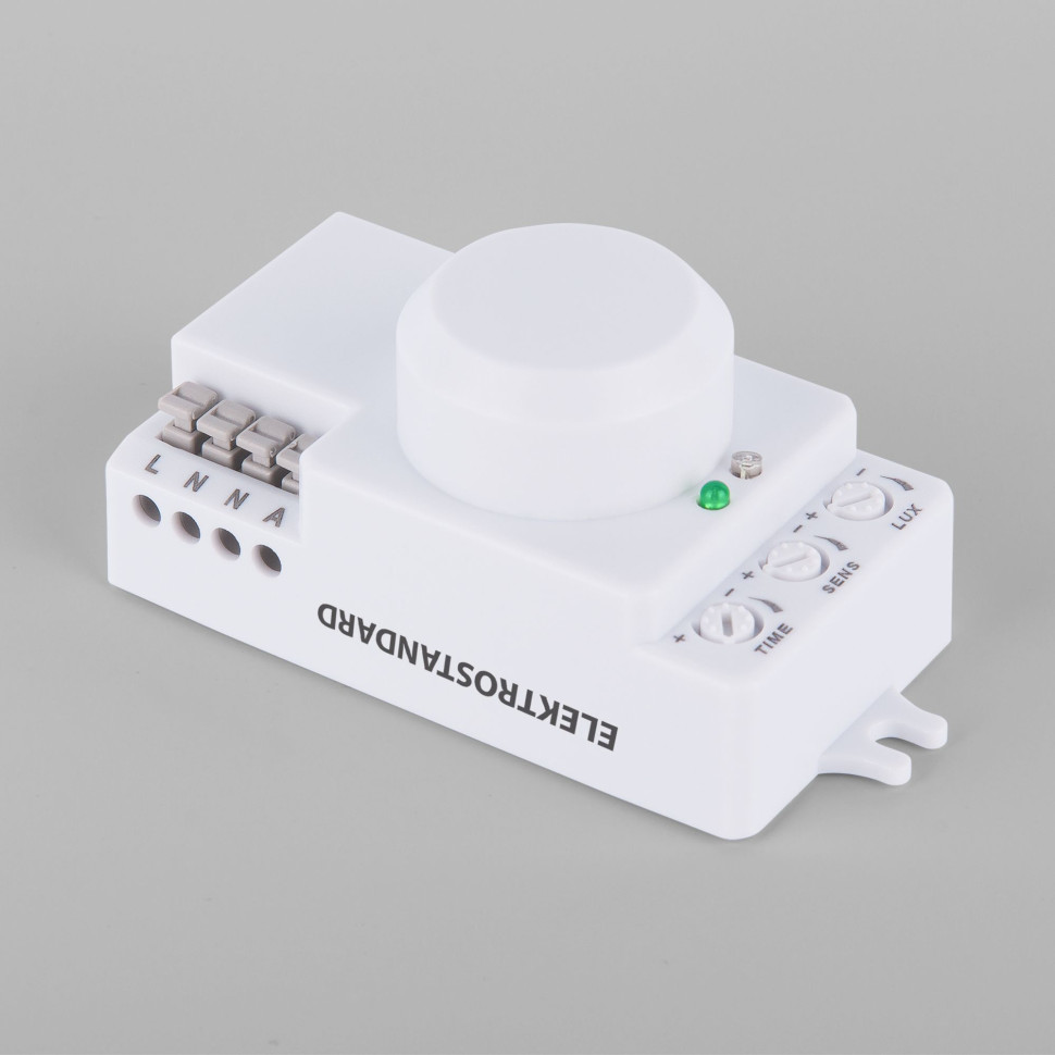 Микроволновый датчик движения 10м 1200W 360° IP20 Белый SNS-M-13 белый