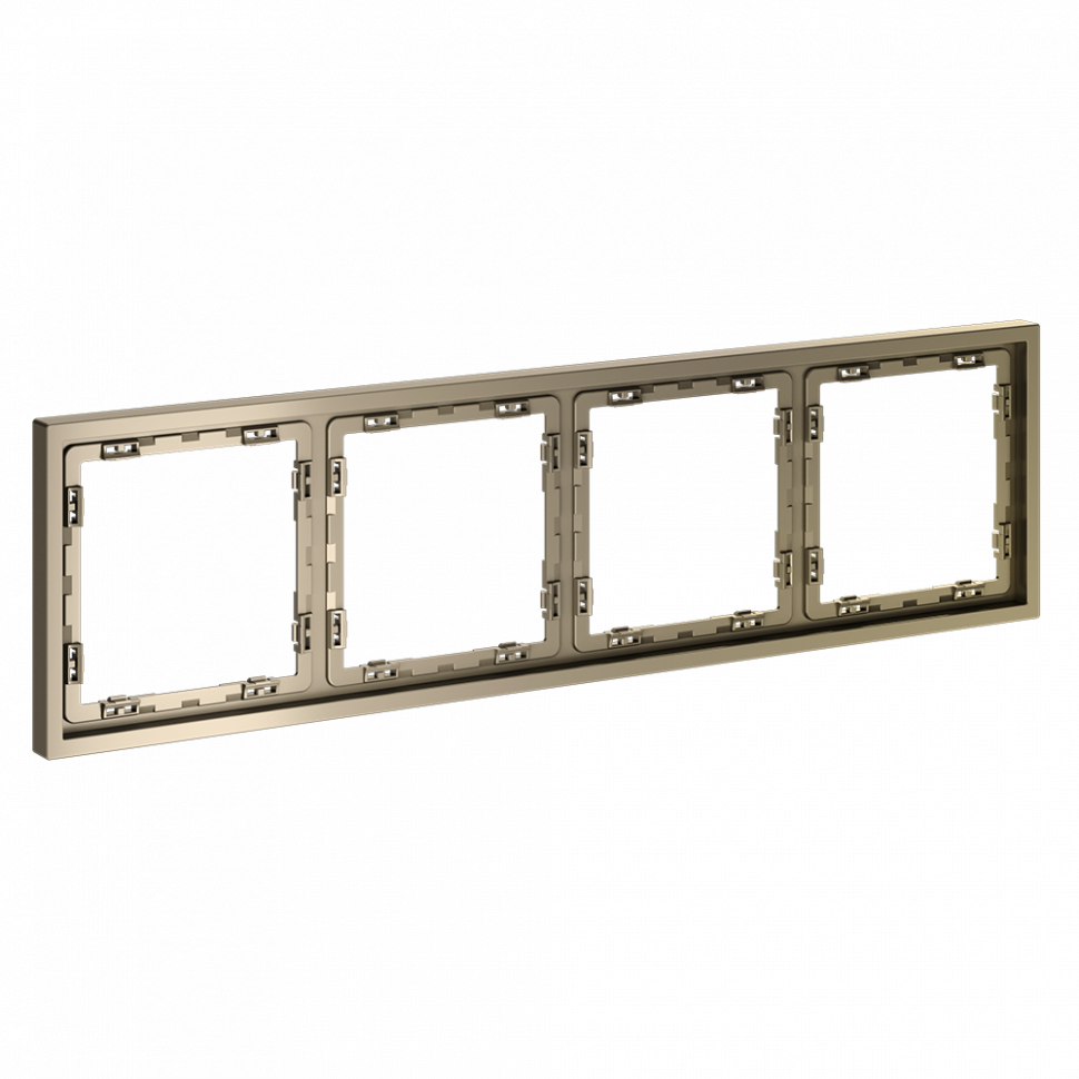 Рамка 4-я  универсальный монтаж: горизонтальный/вертикальный., IP-20. 1 1 1