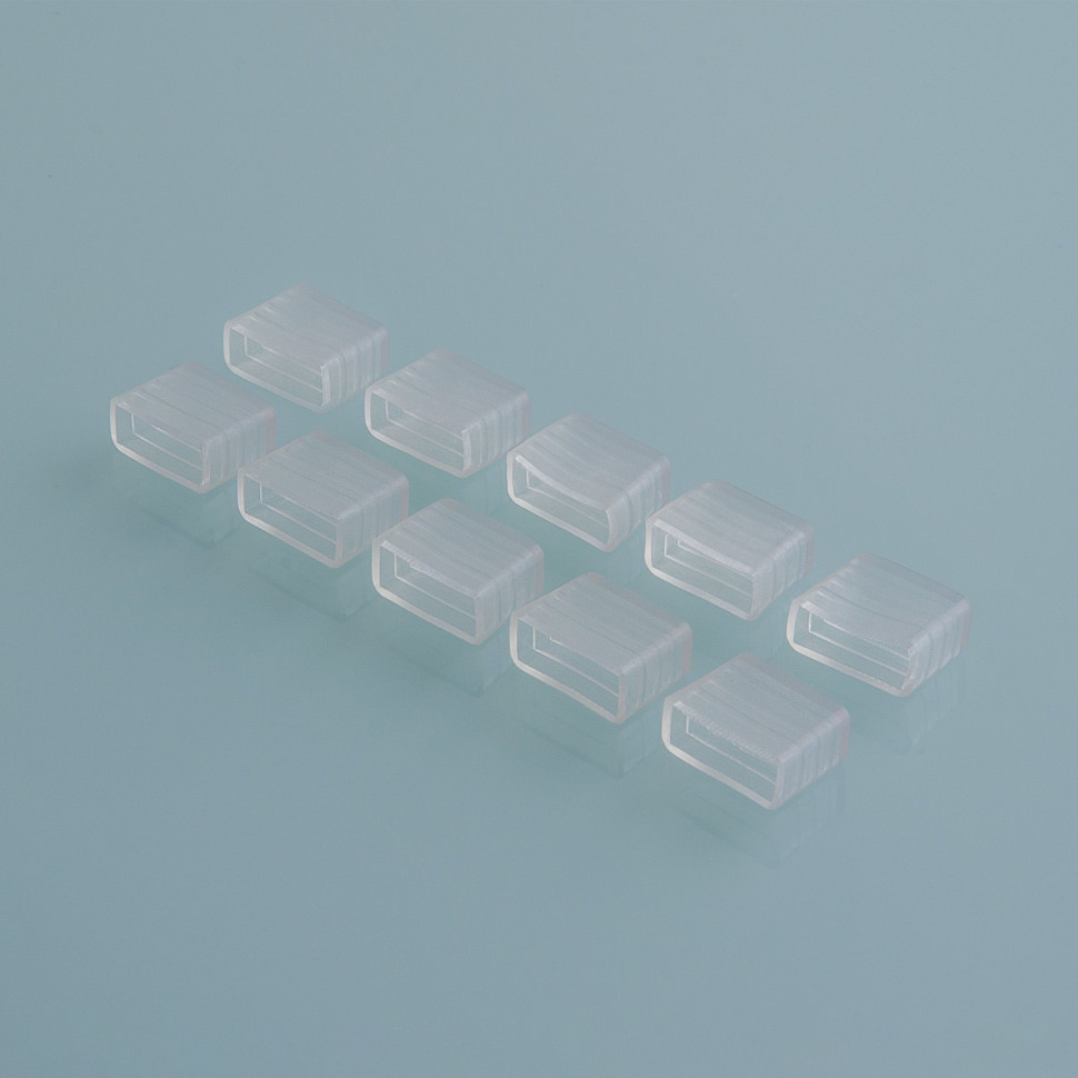 Заглушка для одностороннего светодиодного гибкого неона 220V 2835 (10 шт.) End Cup 220V 2835 single