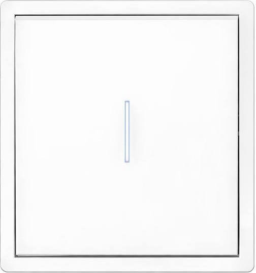 Выключатель одноклавишный с подсветкой LED, самозажимные контакты