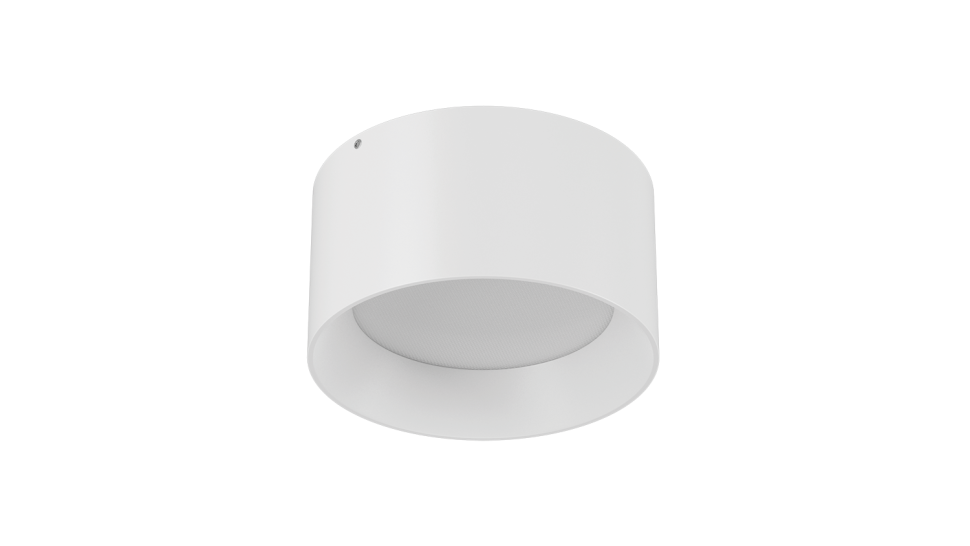  DesignLed Светильник светодиодный потолочный накладной , серия BQ, Белый, 12Вт, IP20, Теплый белый (3000К), BQ-SF12-WH-WW