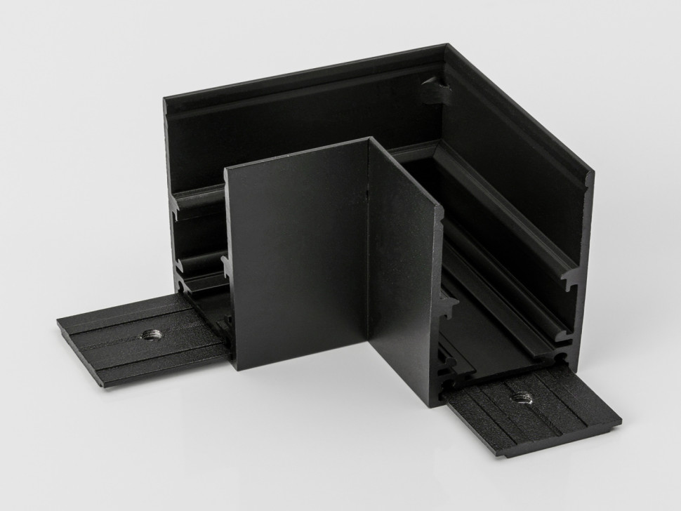  LUMKER Коннектор угловой для накладного глубокого шинопровода SY-LINK, SY-LINK-CNLV-S1-BL