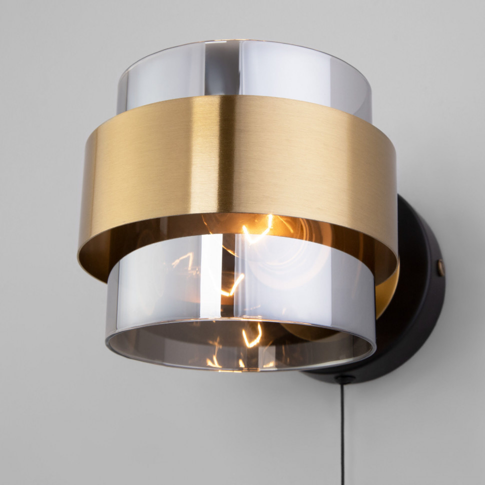 Настенный светильник в стиле лофт 70127/1 черный