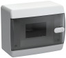 Бокс навесной 6М прозрачная черная дверь IEK UNION UIC-KP12-N-06-41-K01