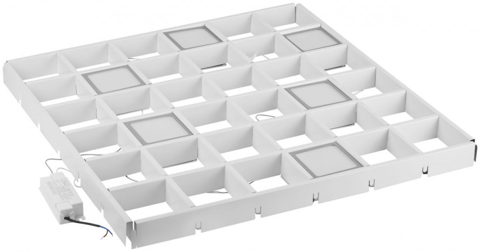 Встраиваемый светильник (комплект из 6 шт.) Эра SPO-646-3-5K-S6 Б0063043