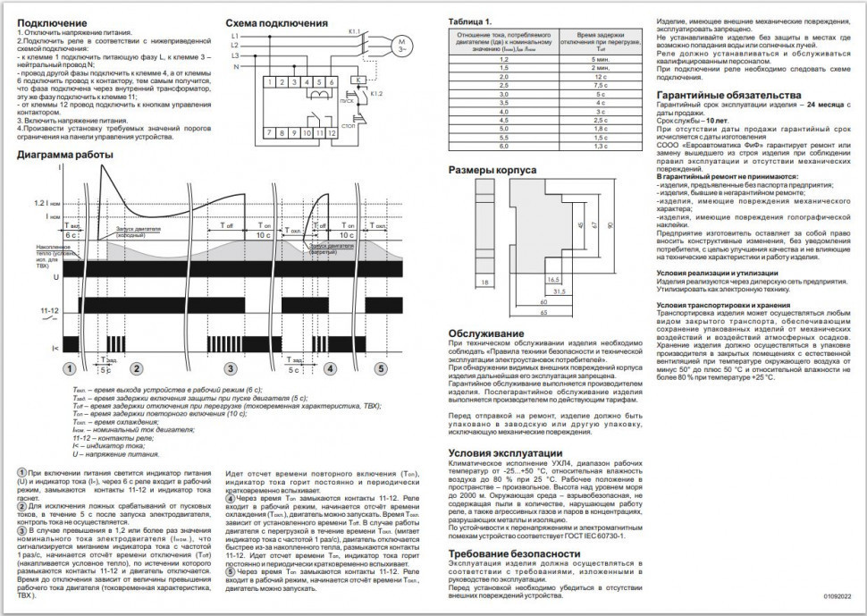 Реле тока PR-617-01