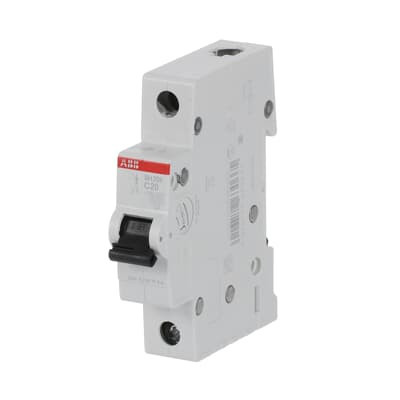 Автоматический выключатель ABB SH201-C20 1P 6kA 20А 2CDS211001R0204