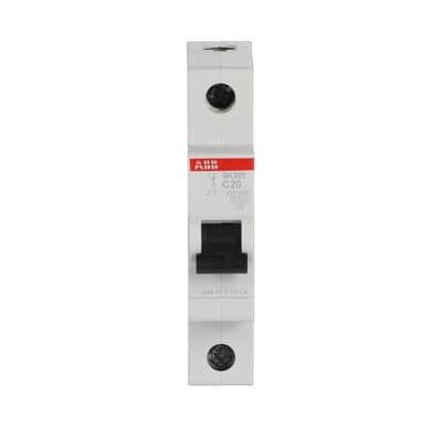 Автоматический выключатель ABB SH201-C20 1P 6kA 20А 2CDS211001R0204