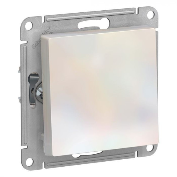 Переключатель одноклавишный Systeme Electric Atlas Design жемчуг ATN000461