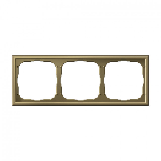 Рамка Schneider Electric Art Gallery на 3 поста, золото GAL001603