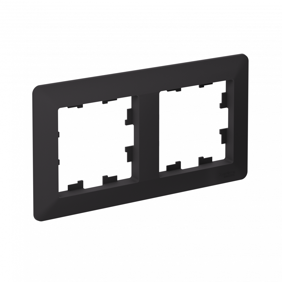 Рамка Systeme Electric AtlasDesign Air 2-ая, цвет карбон, ATN221002