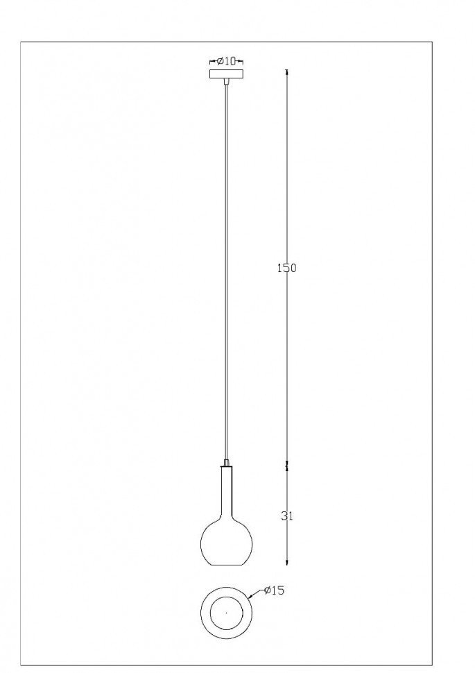 Подвесной светильник Arte Lamp Gala A2715SP-1SG