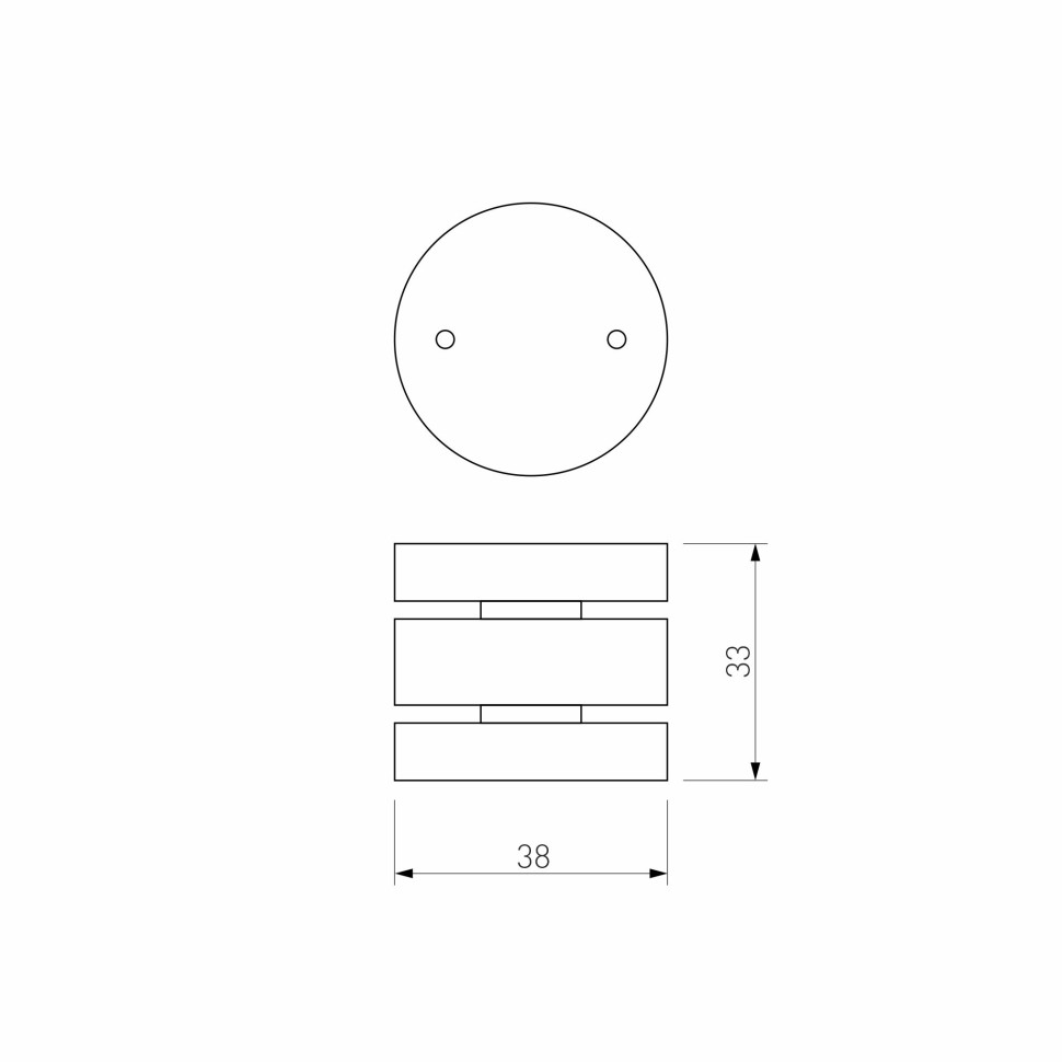 Коннектор круглый шарнирный для накладного шинопровода Slim Magnetic 85010/00