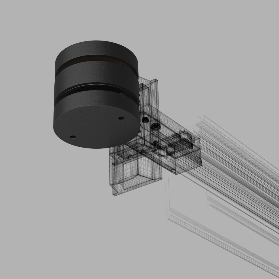 Коннектор круглый шарнирный для накладного шинопровода Slim Magnetic 85010/00