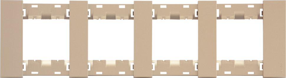 Рамка 4-ая цвет-шампань матовый MEITON AA4802M4ACH