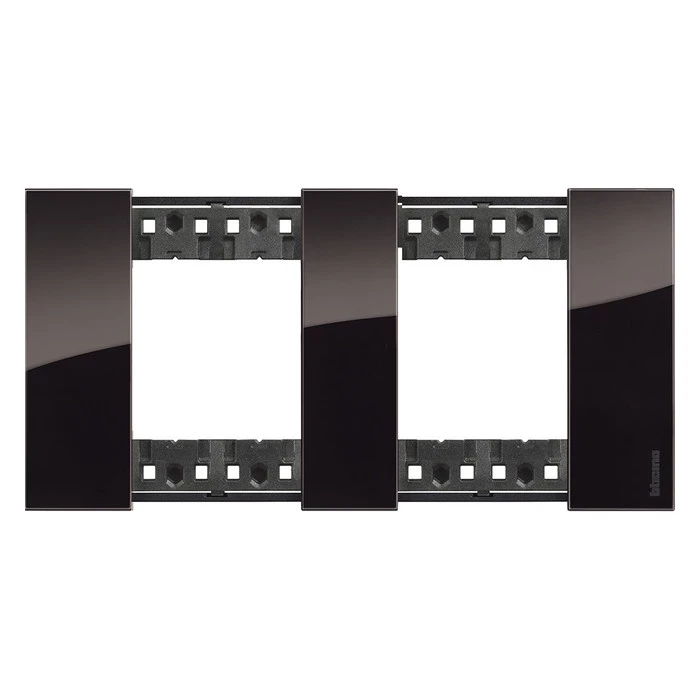 Рамка двойная (2+2 мод) без суппорта немецкий стандарт Bticino Living Now ночь