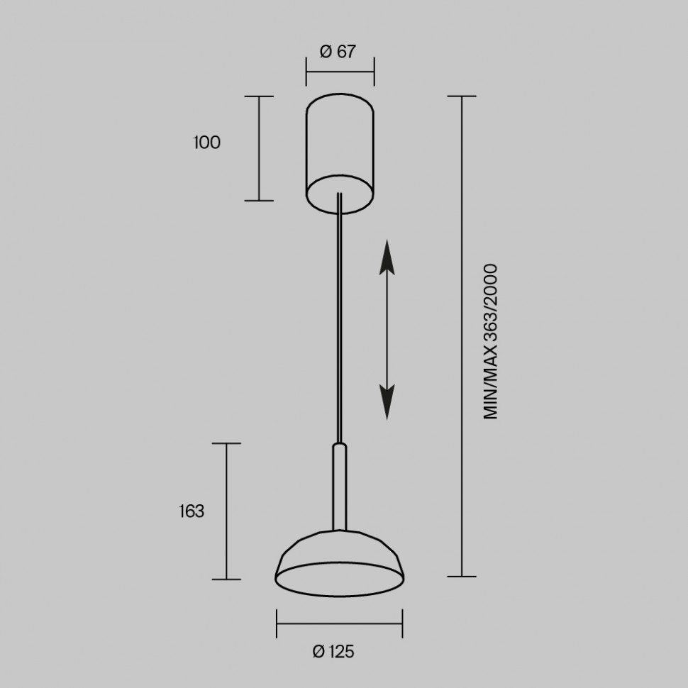 Подвесной светильник Maytoni Vita MOD451PL-L8B3K