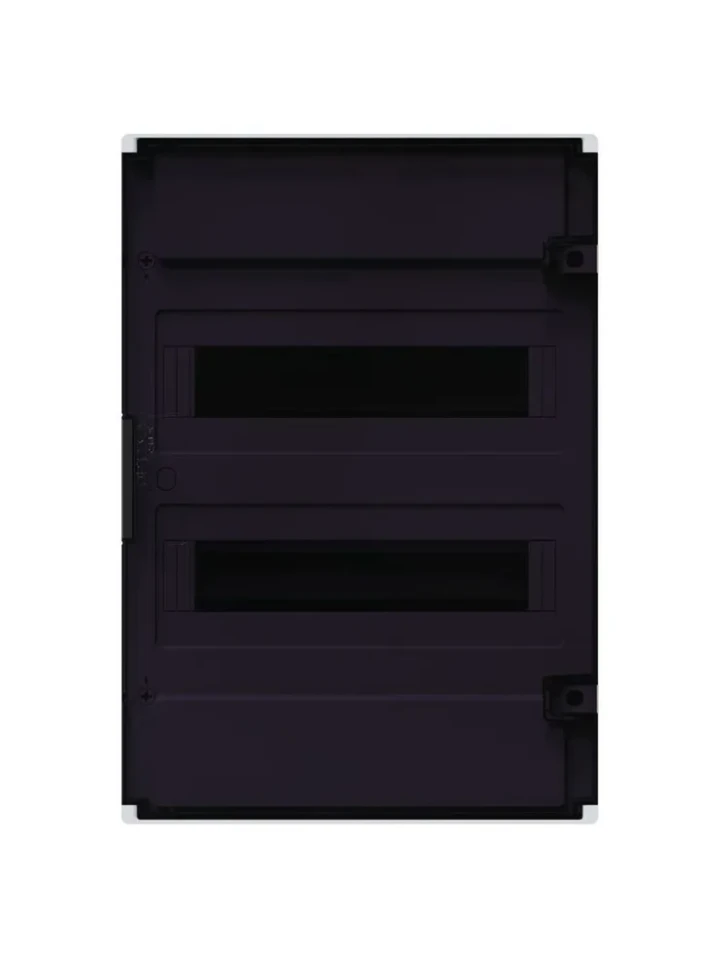 Щит навесной 24 модуля белый с прозрачной черной дверцей OptiBox Pro 24-NKR-IP40