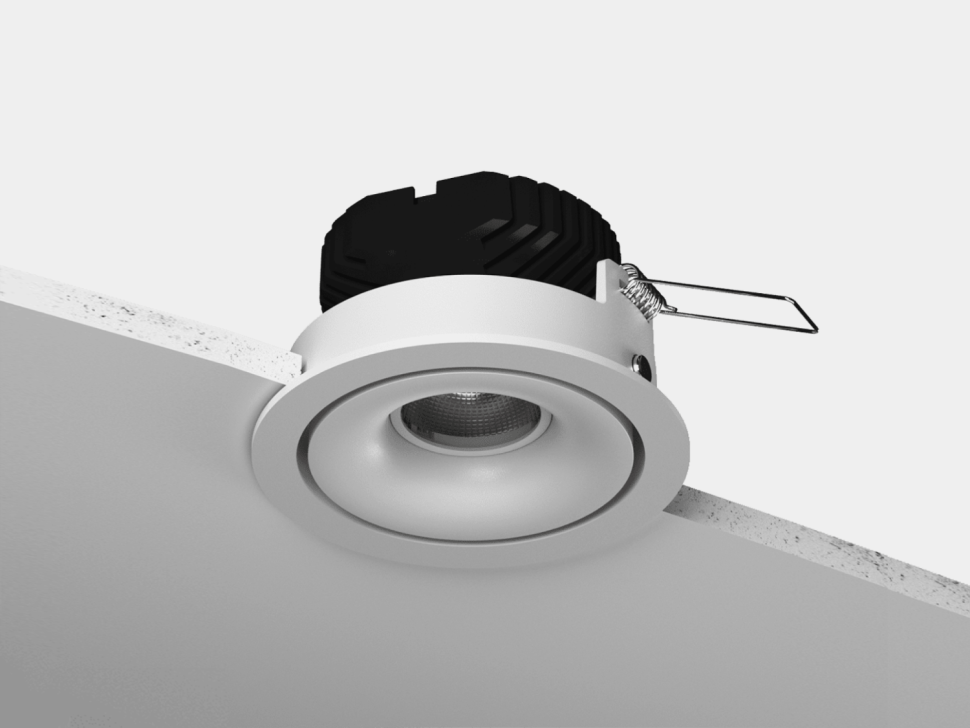  SWG PRO Корпус светильника потолочный встраиваемый  наклонный, COMBO10-WH, Белый, IP20, COMBO10-WH