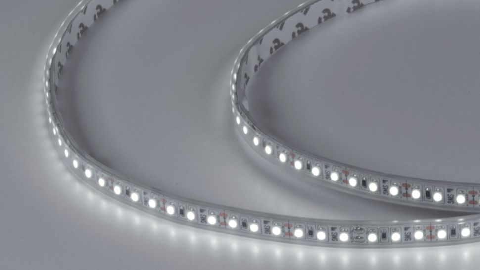  SWG Standard Светодиодная лента 3528, 120 LED/м, 9,6 Вт/м, 12В , IP66, Цвет: Холодный белый, SWG3120-12-9.6-W-66-M