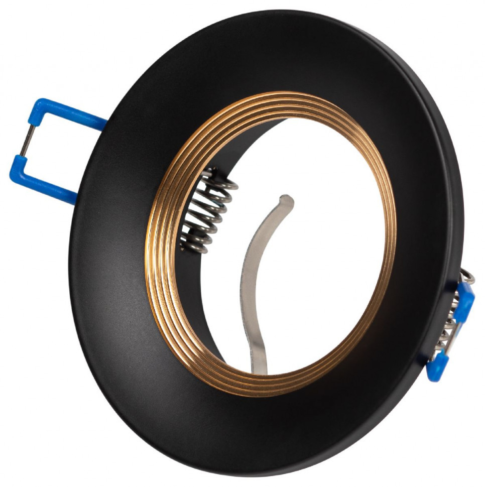 Встраиваемый светильник Эра KL107 BK/GD Б0061097