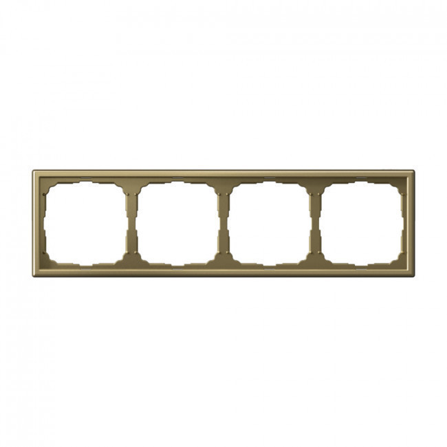 Рамка Schneider Electric Art Gallery на 4 поста, золото GAL001604