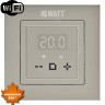 Электронный программируемый терморегулятор с сенсорным дисплеем IQWATT (шампань) IQ THERMOSTAT D WI-FI