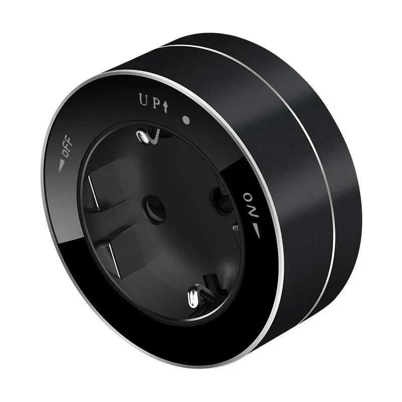 Systeme Electric MultiTrack Антрацит Розетка 2К+З круглая 16А/250В MTK13001B
