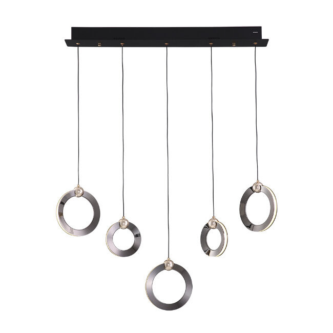 Подвесной светильник Lumien Hall Livin LH8028/5P-BK-PBK-SGD