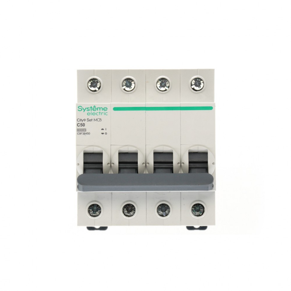 Автоматический выключатель (АВ) С 50А 4P 6kA 400В Systeme Electric City9 Set C9F36450