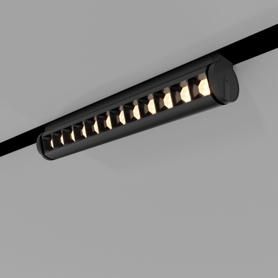 Трековый светильник 12W 4200K Alter чёрный Slim Magnetic 85049/01