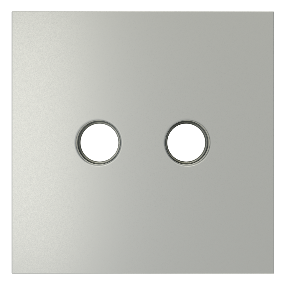 Накладка для розетки телевизионной оконечной TV+SAT, S70 (сталь)