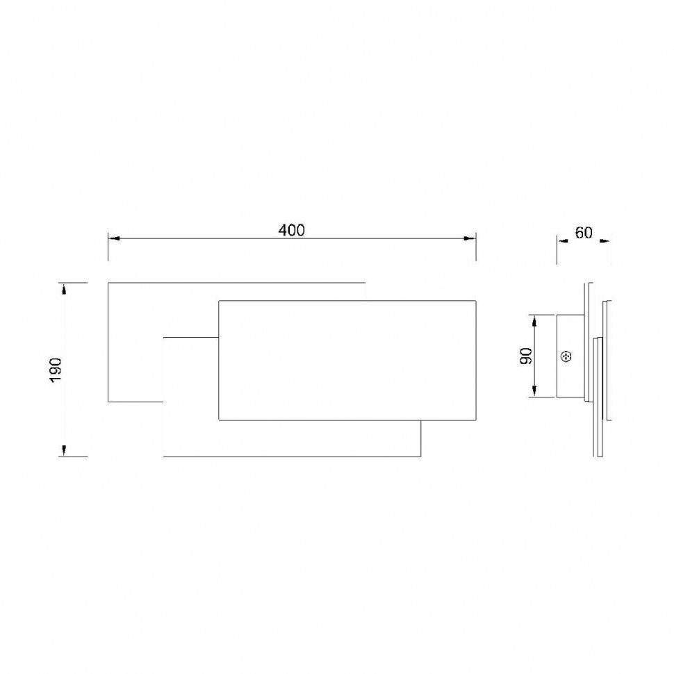 Настенный светильник Mantra Tahiti 8090