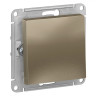 Переключатель одноклавишный Systeme Electric Atlas Design шампань ATN000561