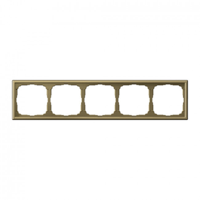 Рамка Schneider Electric Art Gallery на 5 постов, золото GAL001605