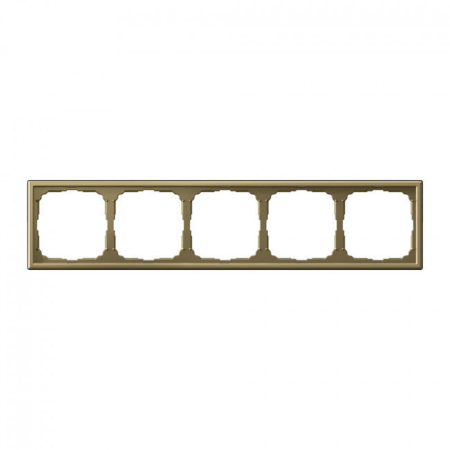 Рамка Schneider Electric Art Gallery на 5 постов, золото GAL001605