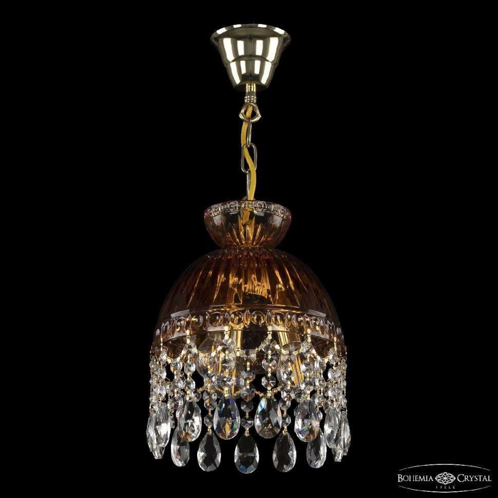Подвесной светильник Bohemia Ivele Crystal 5478/22 G Amber/M-1G