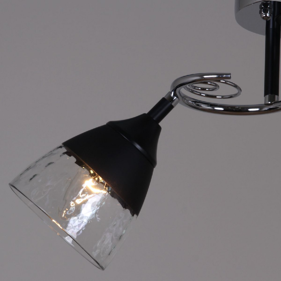 Потолочный светильник Reluce 70139-3.3-02 CR+BK