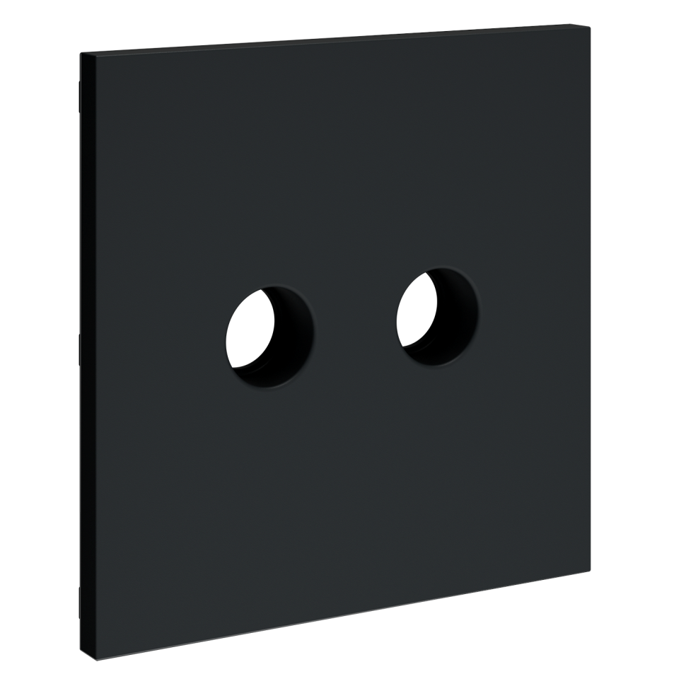 Накладка для розетки телевизионной оконечной TV+SAT, S70 (графит)