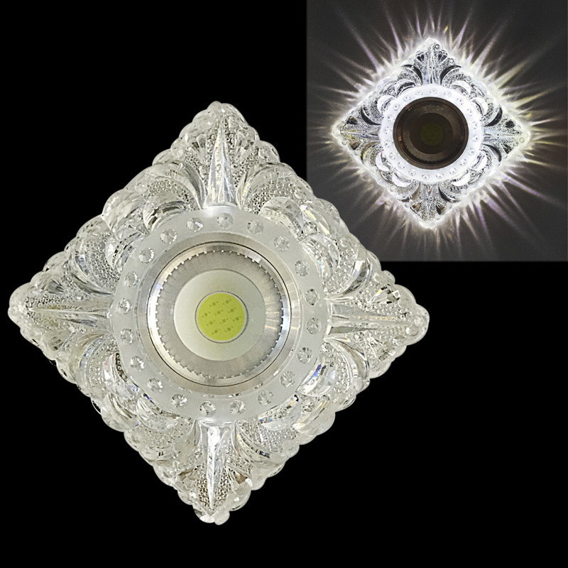 Встраиваемый светильник Reluce 42043-9.0-001PL MR16+LED3W CL