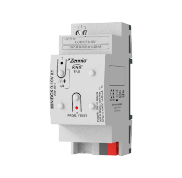 Актуатор KNX, ввод/вывод 0-10V, 1-канальный Zennio MINiBOX 0-10V X1 ZIO1X010