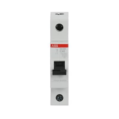 Автоматический выключатель ABB SH201-C40 1P 6kA 40А 2CDS211001R0404