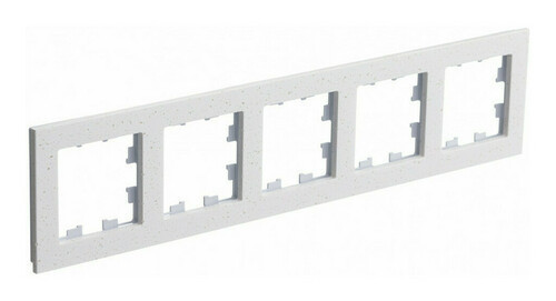 Рамка Systeme Electric Atlas Design Nature на 5 поста, крем роял ATN343105