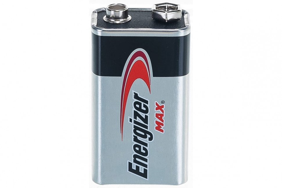Щелочная батарейка Energizer 6LR61 MAX 9В (Батарейка крона в блистере 1шт)