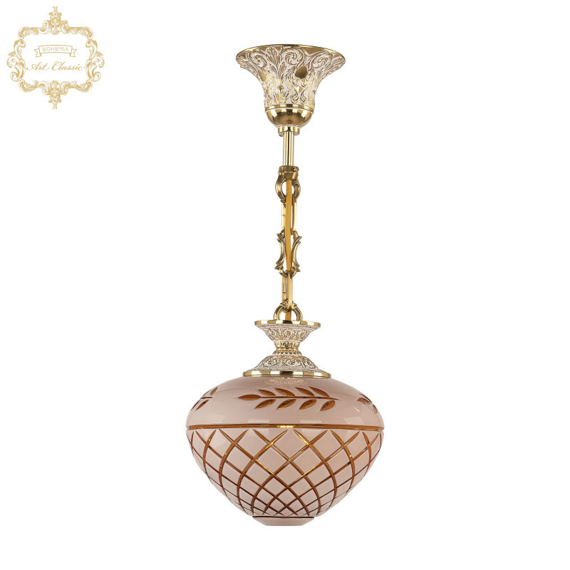 Подвесной светильник Art Classic 34.003P.18.GW.Amber-White.H-1B